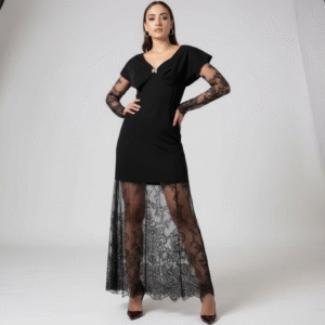 Elegantes Spitzenkleid